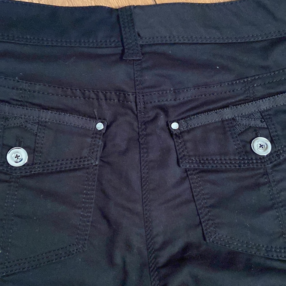 WHBM Black Bermuda Shorts 10.25” Inseam - Picture 12 of 14